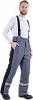 Брюки ХАЙ-ТЕК SAFETY зимние, серый-черный в Нижнем Новгороде